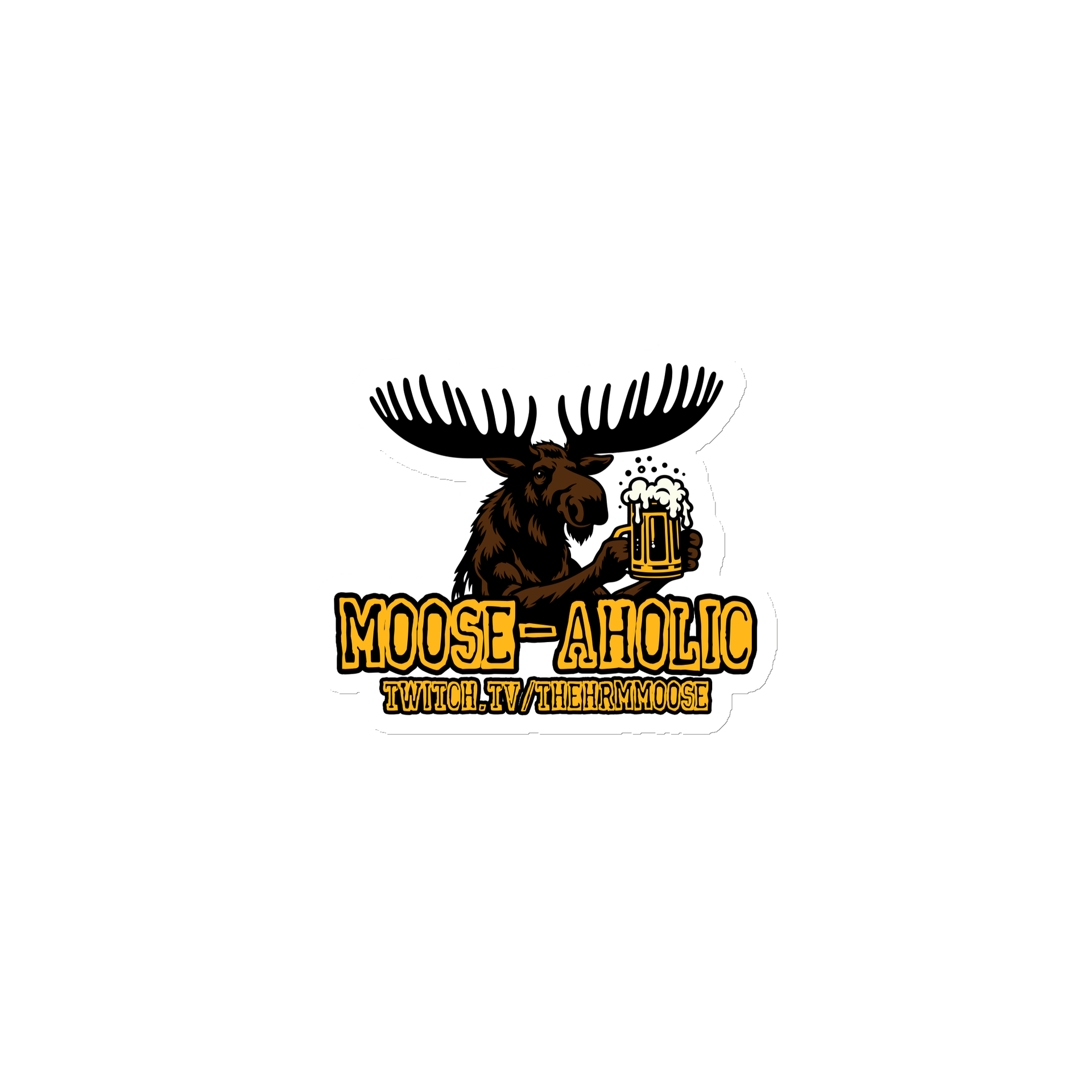Moose-Aholic Magnet product image (1)