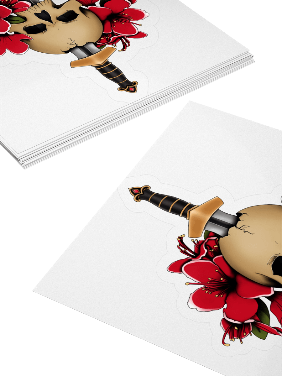 Skull and Roses Sticker product image (7)