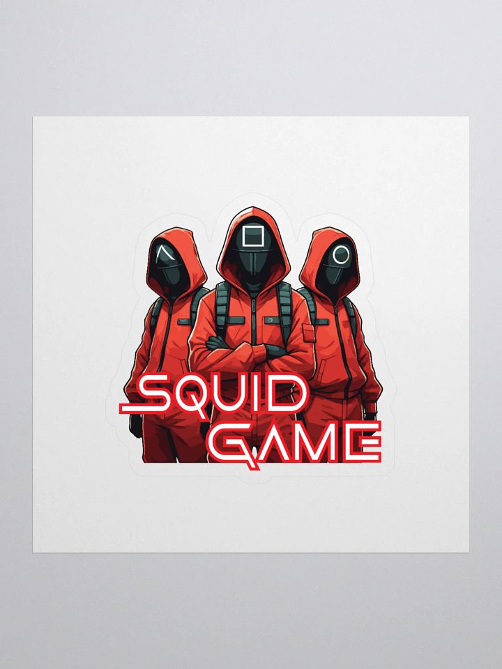 Squid Game Symbols Kiss Cut Stickers product image (1)