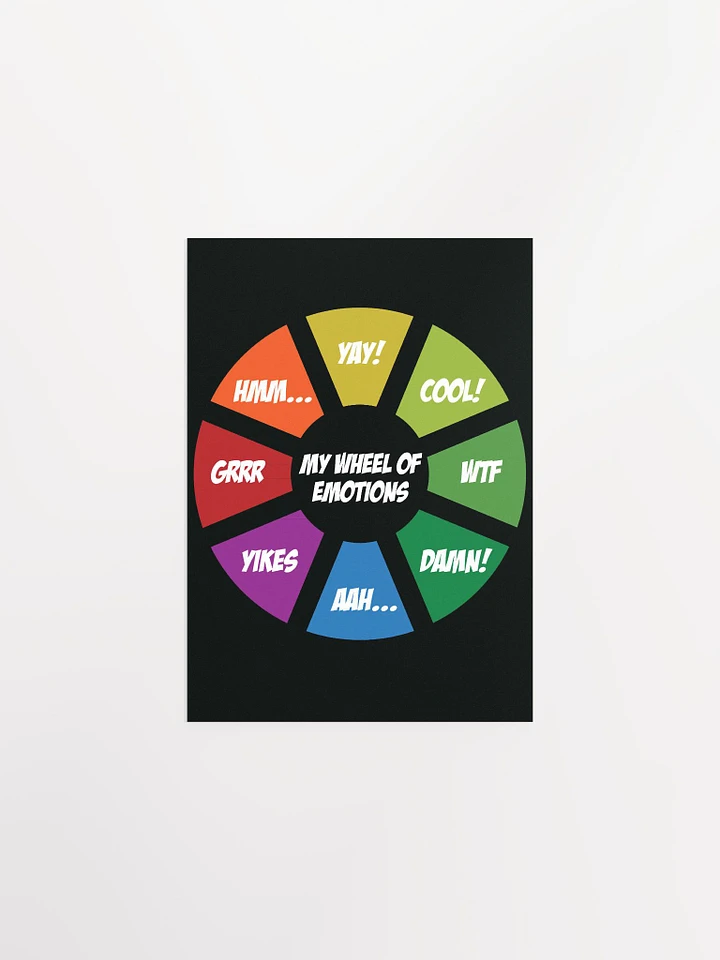 Wheel of emotions Poster product image (1)