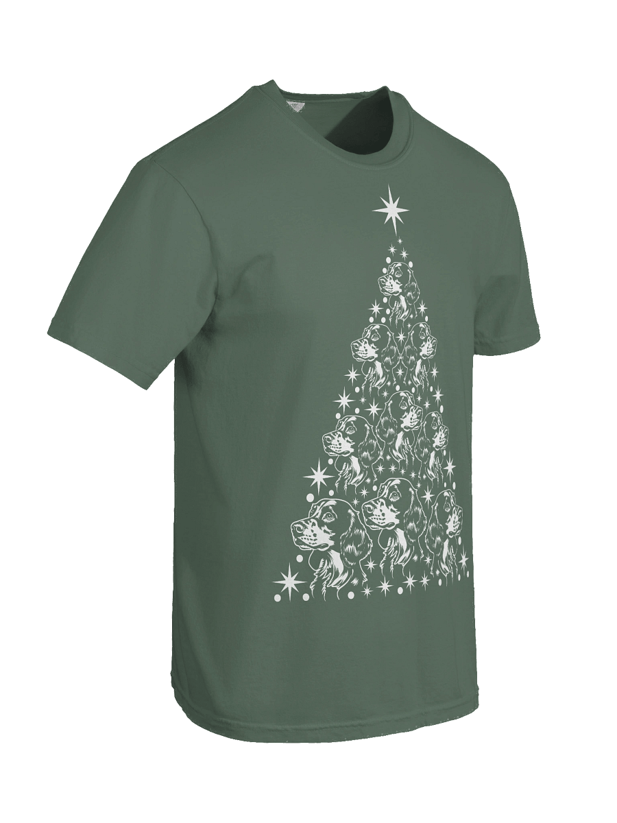 English Setter Christmas Tree T-Shirt product image (38)