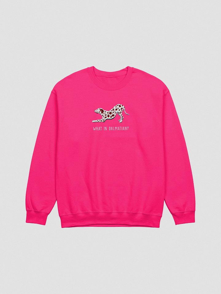 What in Dalmatian? Sweatshirt (Embroidered) of a Dalmatian(Liver) product image (13)