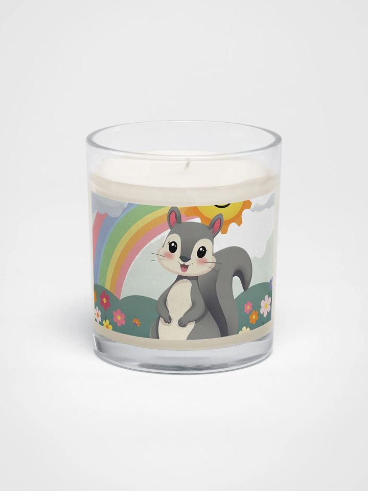 Rainbow Squirrel Soy Wax Candle product image (1)