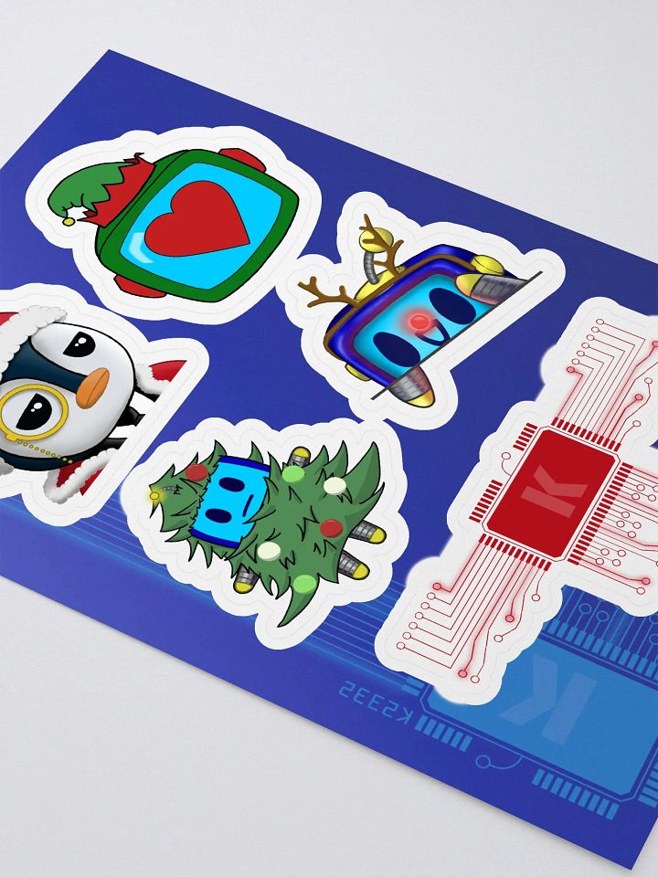Holiday Sticker Sheet (5 Stickers) product image (2)