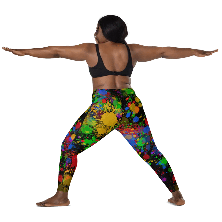 JokersVibe Graffiti Style Leggings with Pockets product image (4)