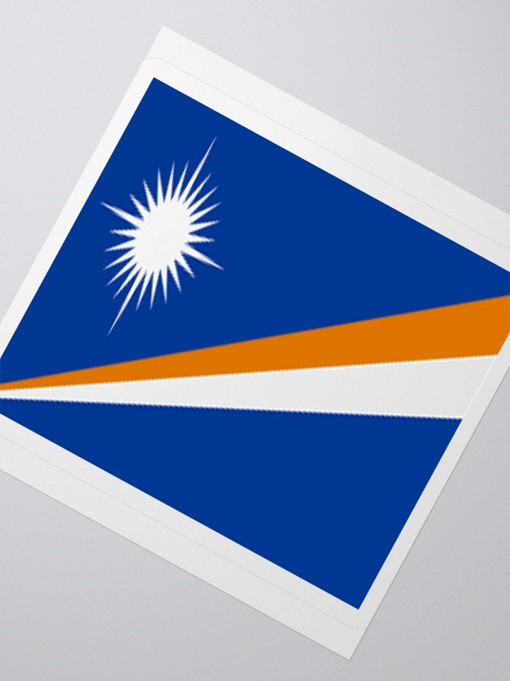 Marshall Islands National Flag Sticker - Exclusive Vinyl Design product image (5)