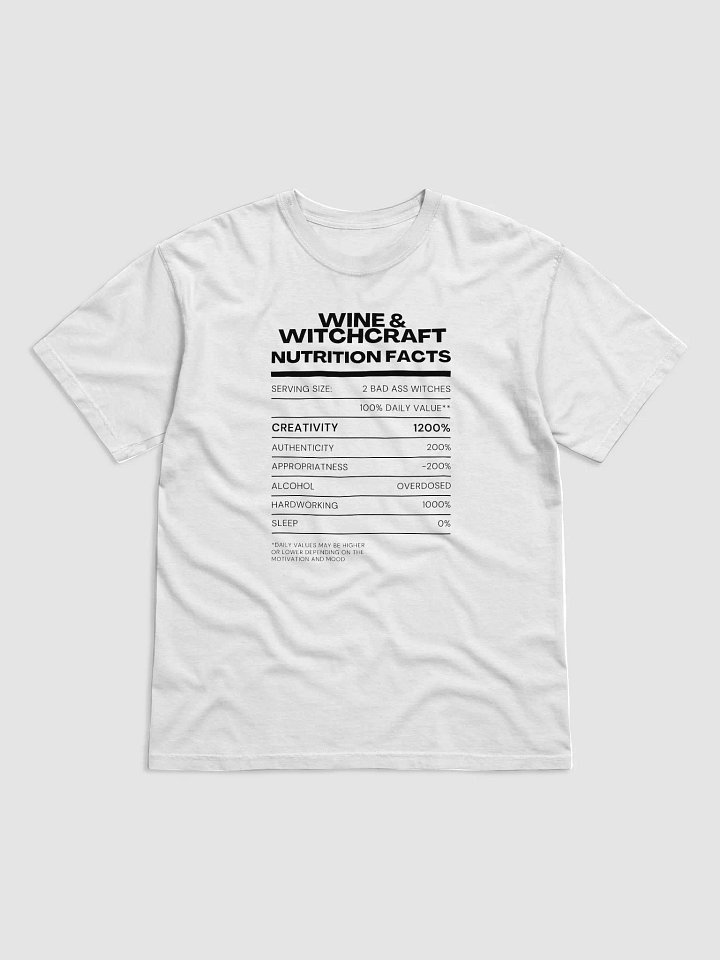 Wine and Witchcraft Nutrition Facts product image (1)