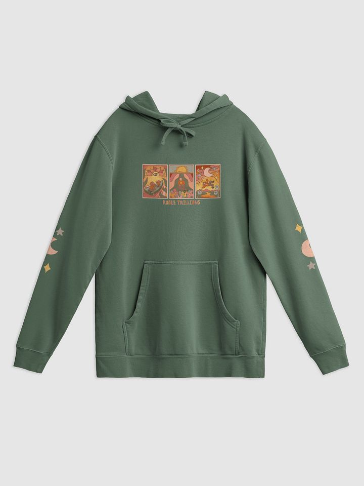 Tarot Trio with Celestial Sleeves - Independent Trading Co. Hoodie product image (2)