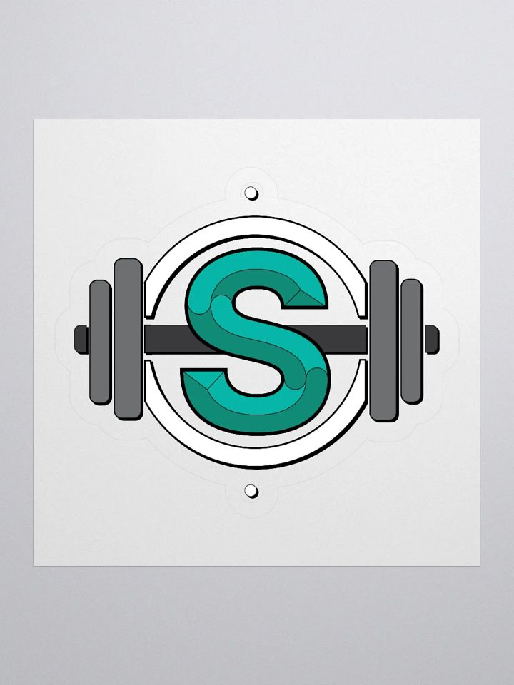 Dumbbell Logo Sticker product image (1)