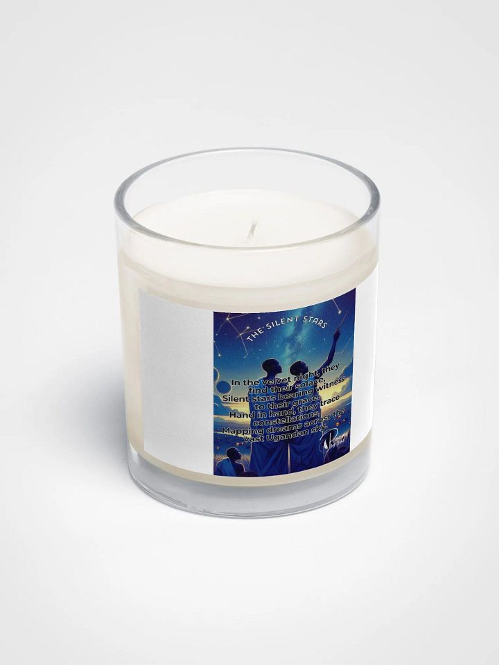 The Silent Stars Poetry Candle. Africa Pride 2024. LGBTQ Gay Pride product image (2)