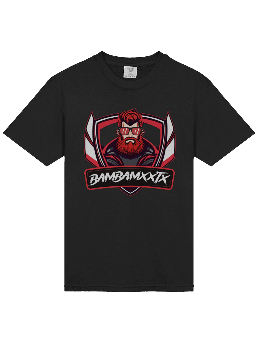 BAMBAMXXTX Shield Logo Cotton T-Shirt product image (3)