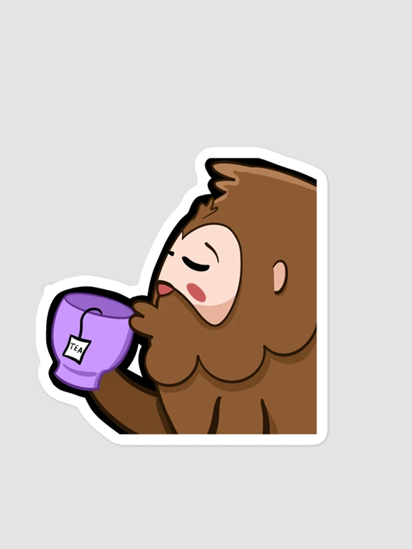 Bigfoot Tea Sticker product image (1)