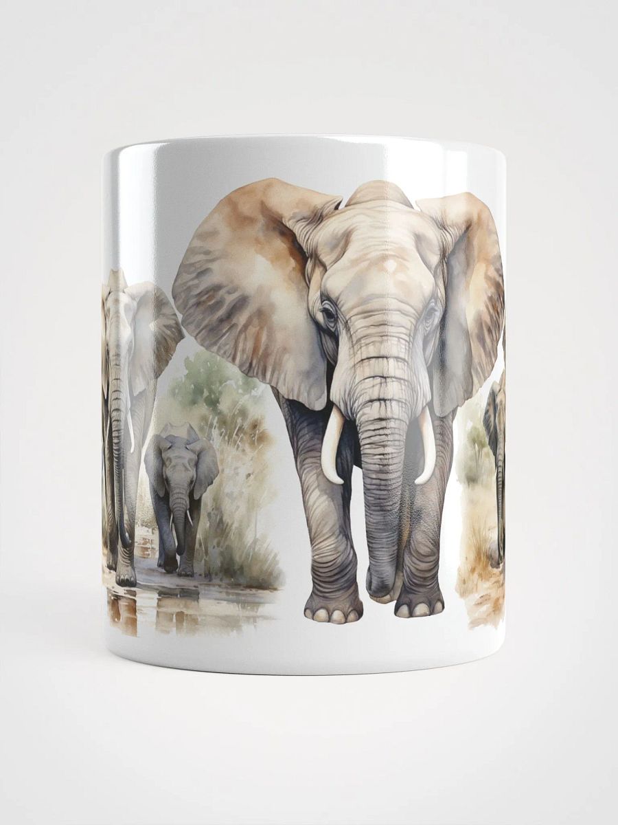 Elephant Parade White Glossy Mug product image (3)