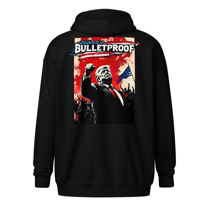 Zip Hoodie: Trump, Bulletproof product image (2)