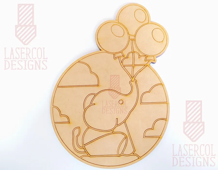 Baby Elephant - Laser Cut Files product image (2)