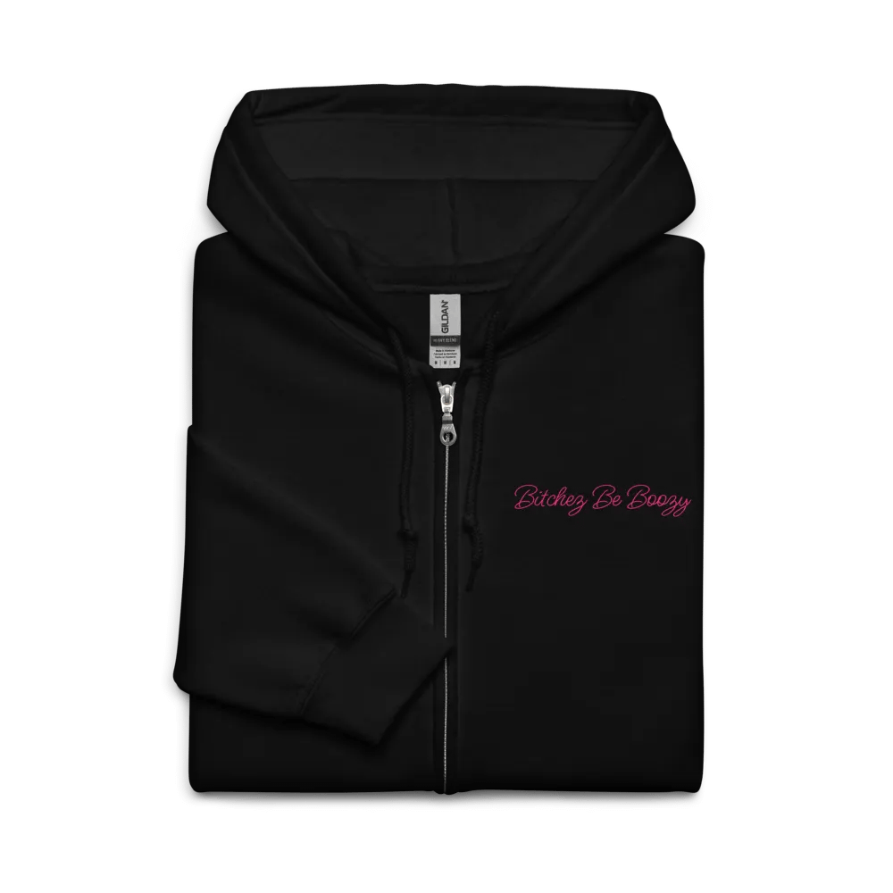 Bitchez Be Boozy Zip Up Hoodie product image (14)