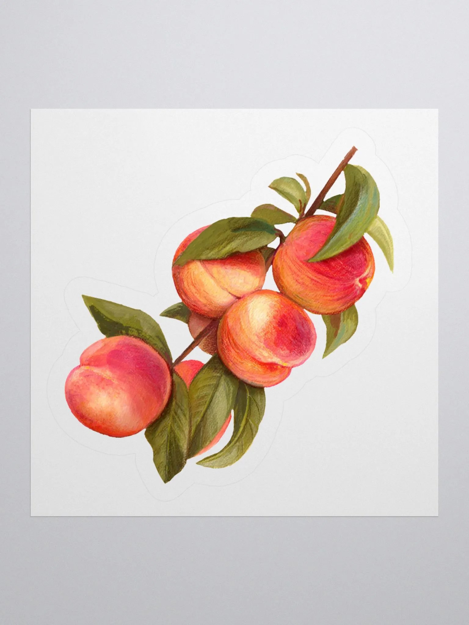 Peaches sticker product image (2)