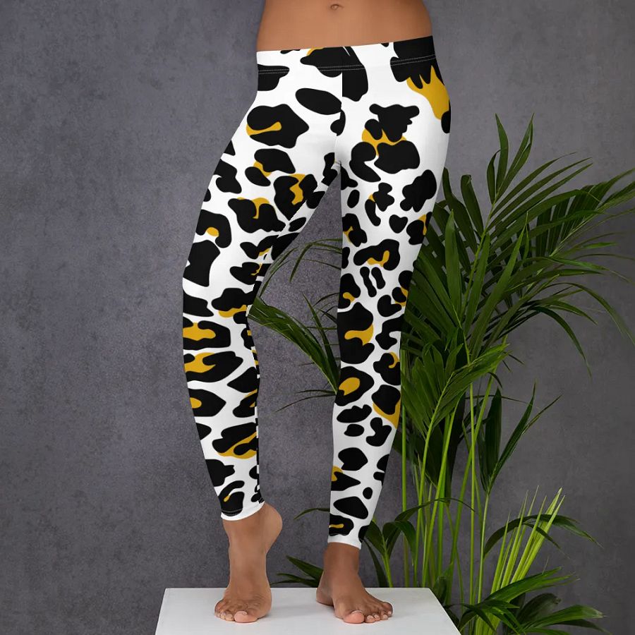 Leopard Overlay Print Leggings – Edgy, Stylish & Ultra-Comfortable product image (5)