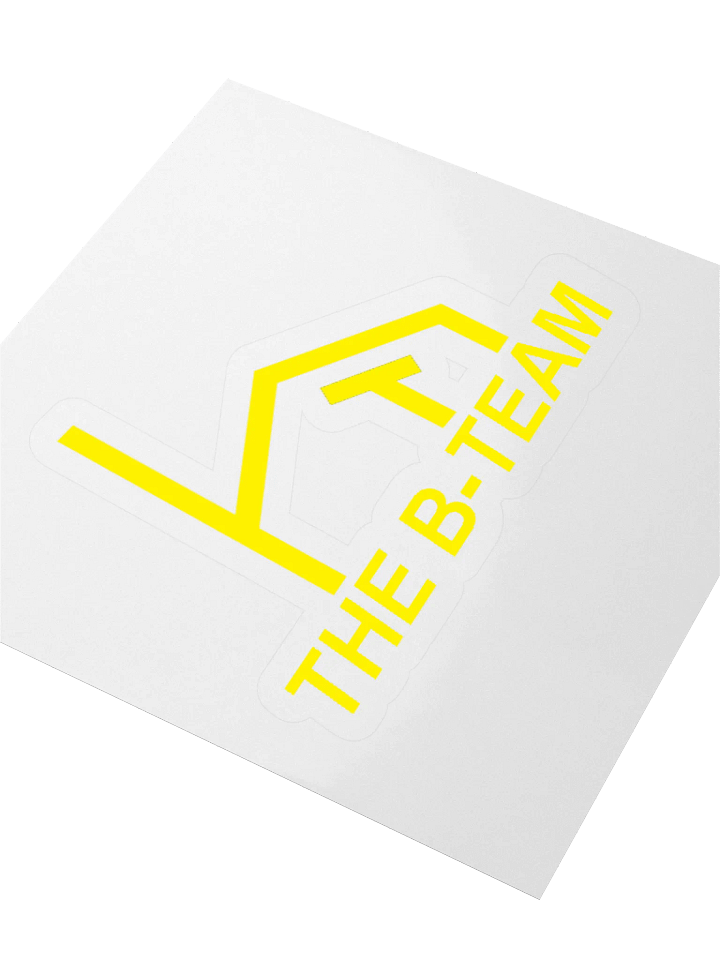 B-Team Yellow Logo Sticker product image (5)