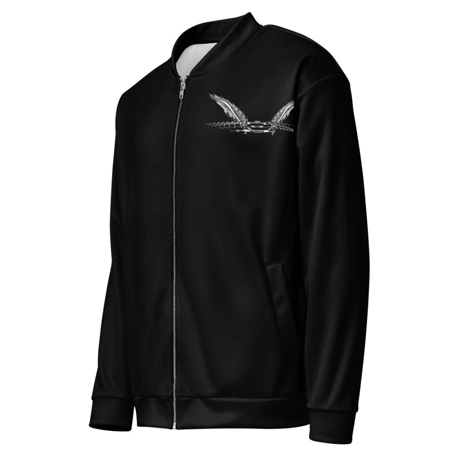 Bomber Jacket - Black - Black HApex Gear White Logo product image (4)