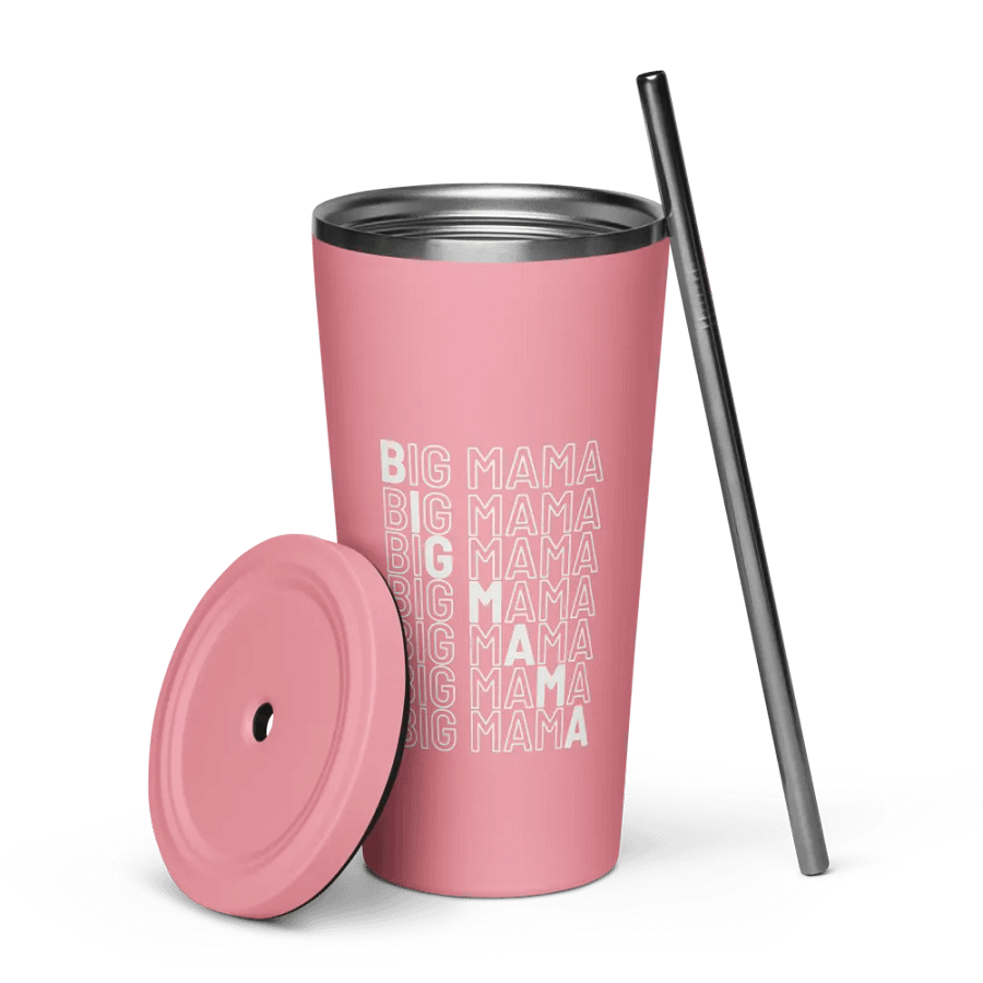 20 fl oz High-grade Stainless Steel Straw Tumbler product image (60)
