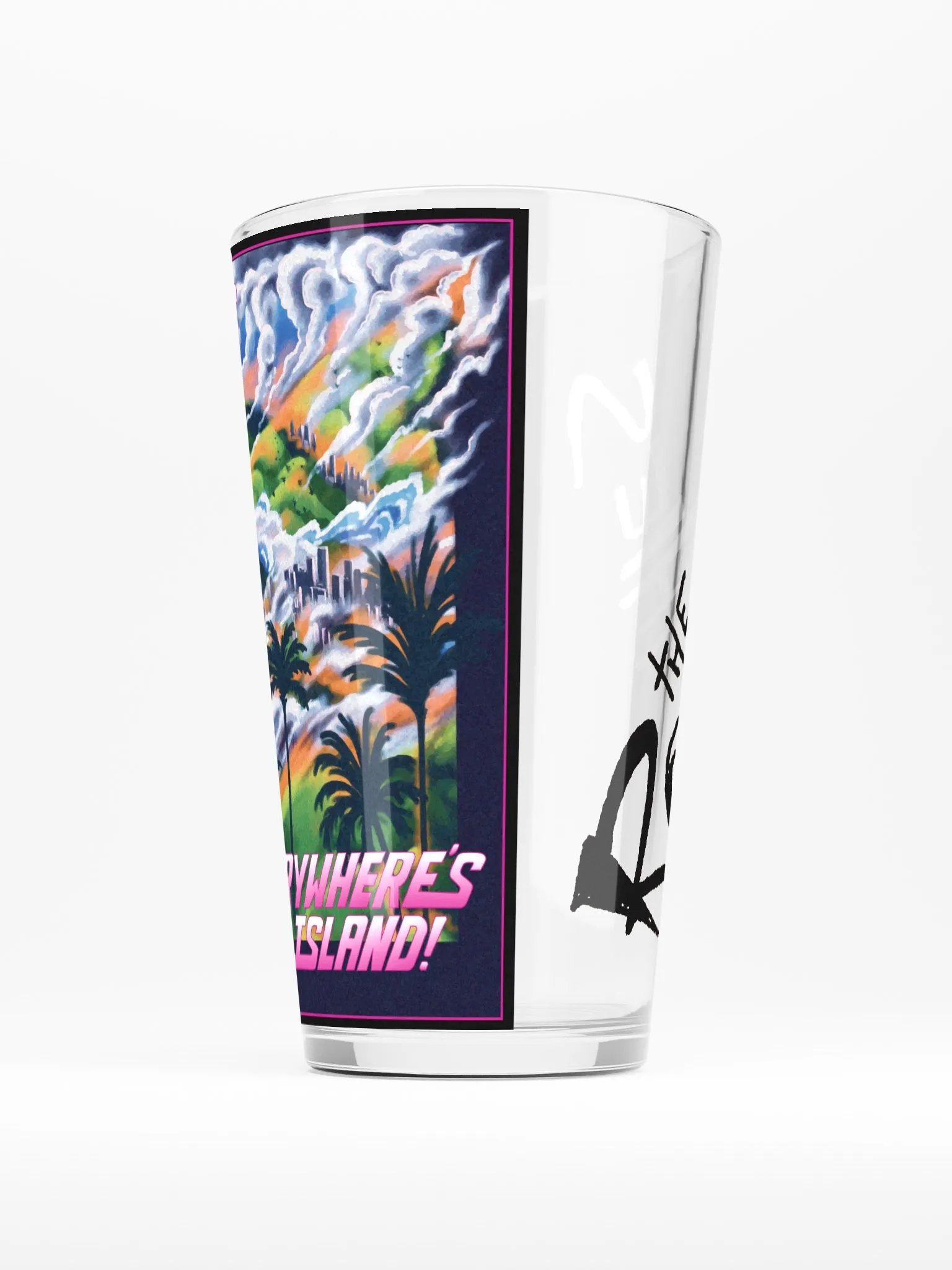 Everywhere's An Island Pint Glass product image (3)