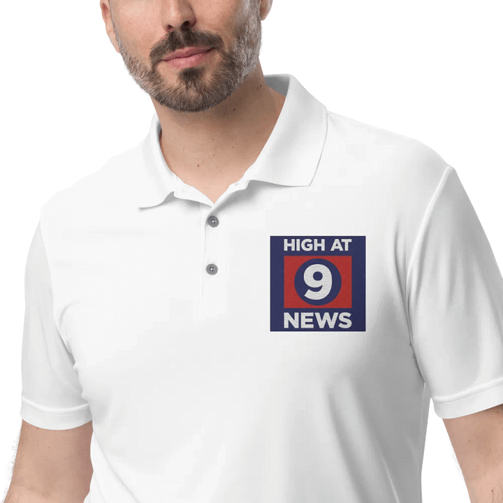 HA9N Official Logo Embroidered Premium White Polo product image (1)
