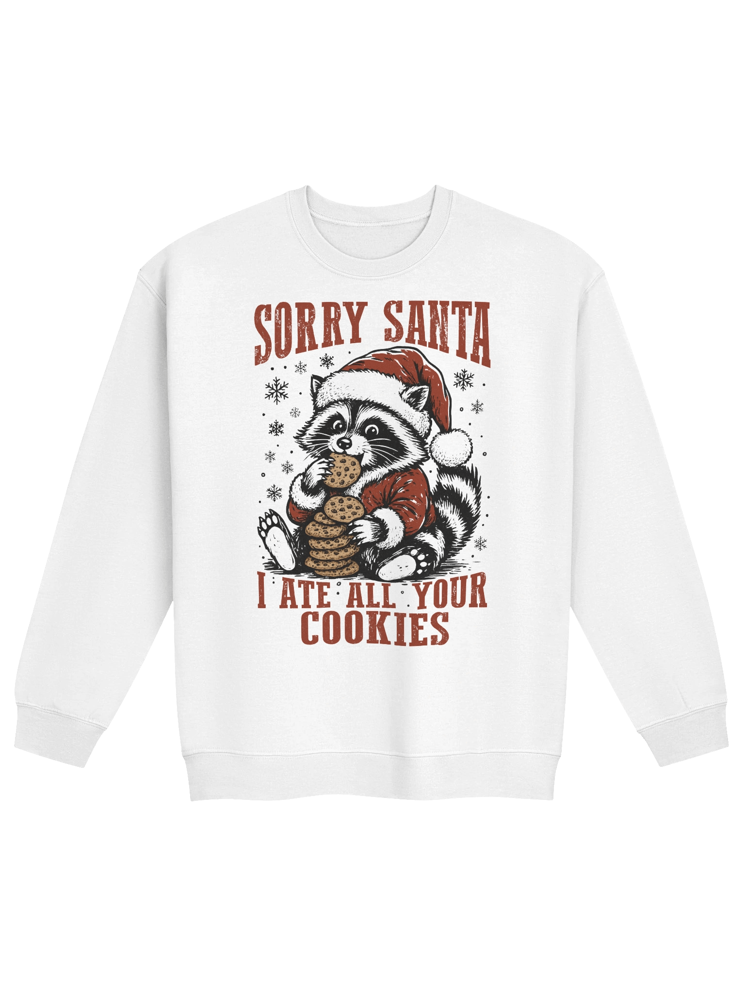 Santa's Cookie Bandit Crewneck Sweatshirt product image (1)