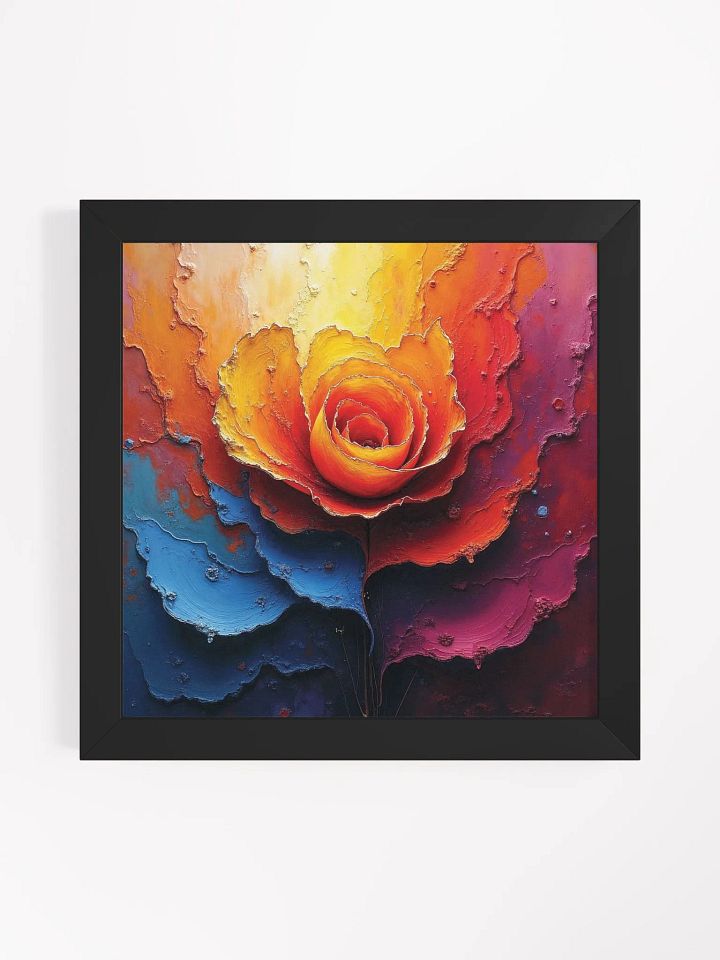 Vibrant Floral Burst Framed Print product image (9)