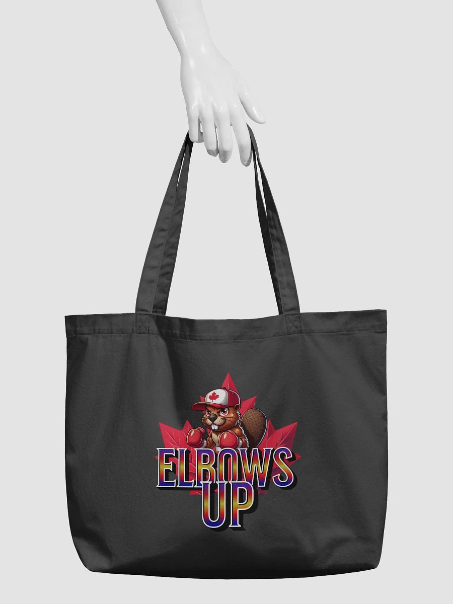 Elbows Up Maple Leaf Beaver Boxing Eco Tote product image (3)