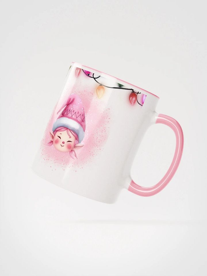 Pink Elf and Christmas lights Mug product image (2)
