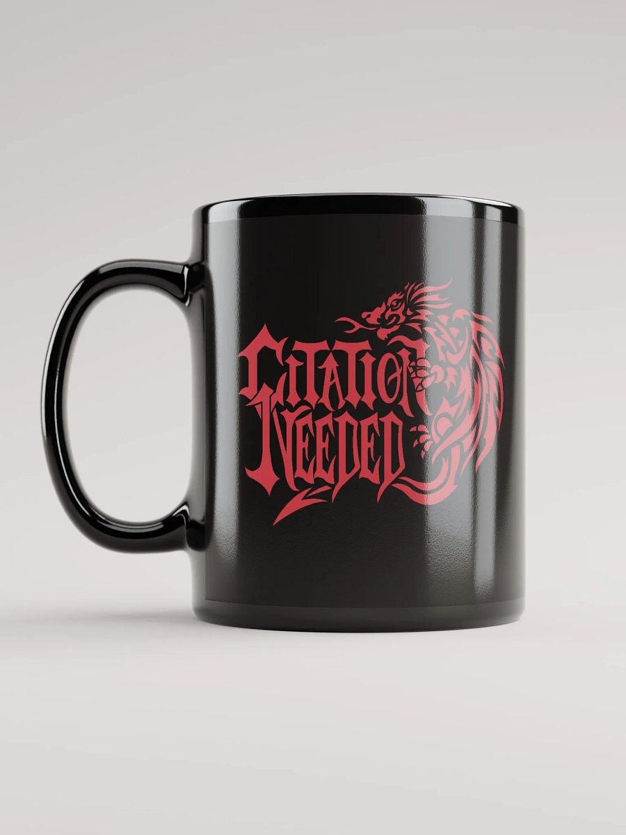 Citation Needed Metal Chaos Dragon Black Mug product image (4)