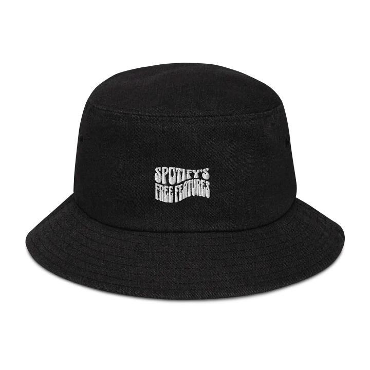 Spotify's Free Features | Tall Font ( Denim Bucket Hat) product image (1)