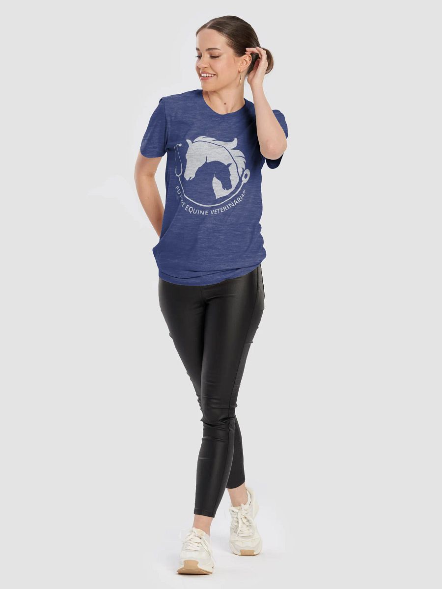 "Future equine veterinarian" t-shirt (dark background) product image (3)