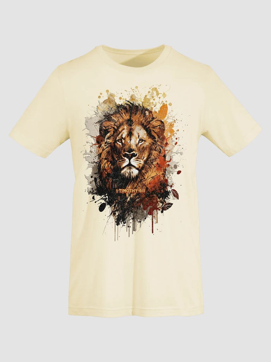 Courageous Lion 1 Timothy 6:11 T-Shirt product image (7)