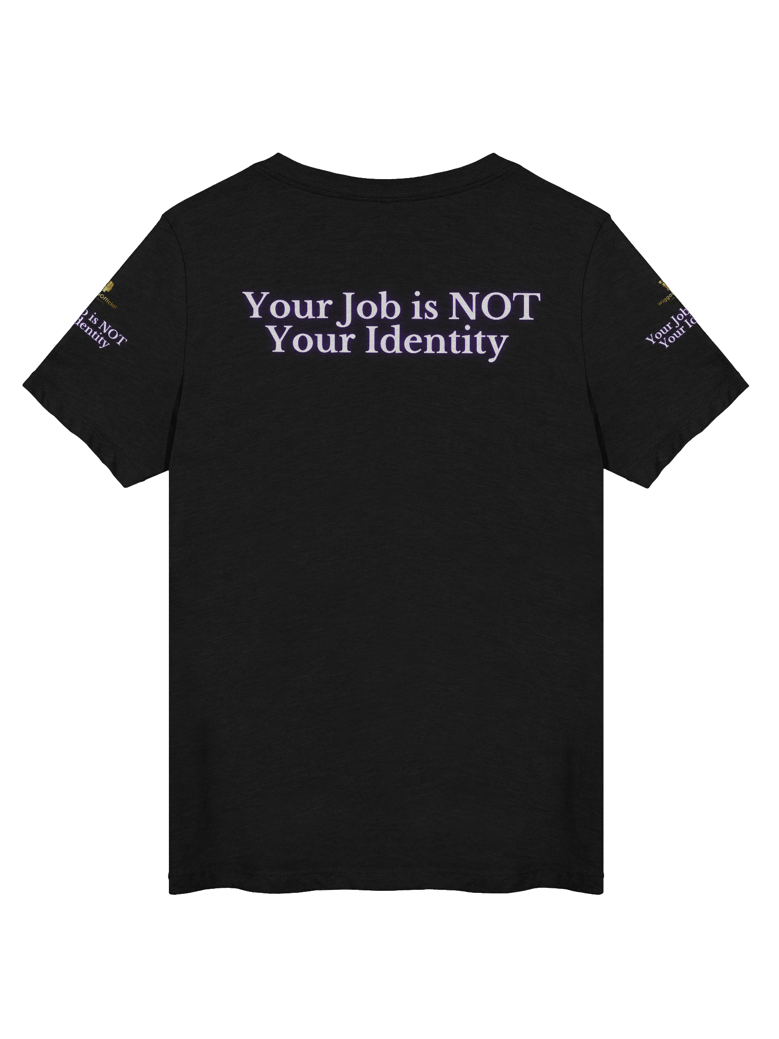 WigganOfficial Your Job Is NOT Your Identity V-Neck T-Shirt product image (13)