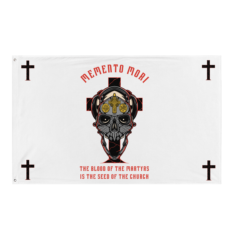 Memento Mori - Skull design - Flag product image (1)