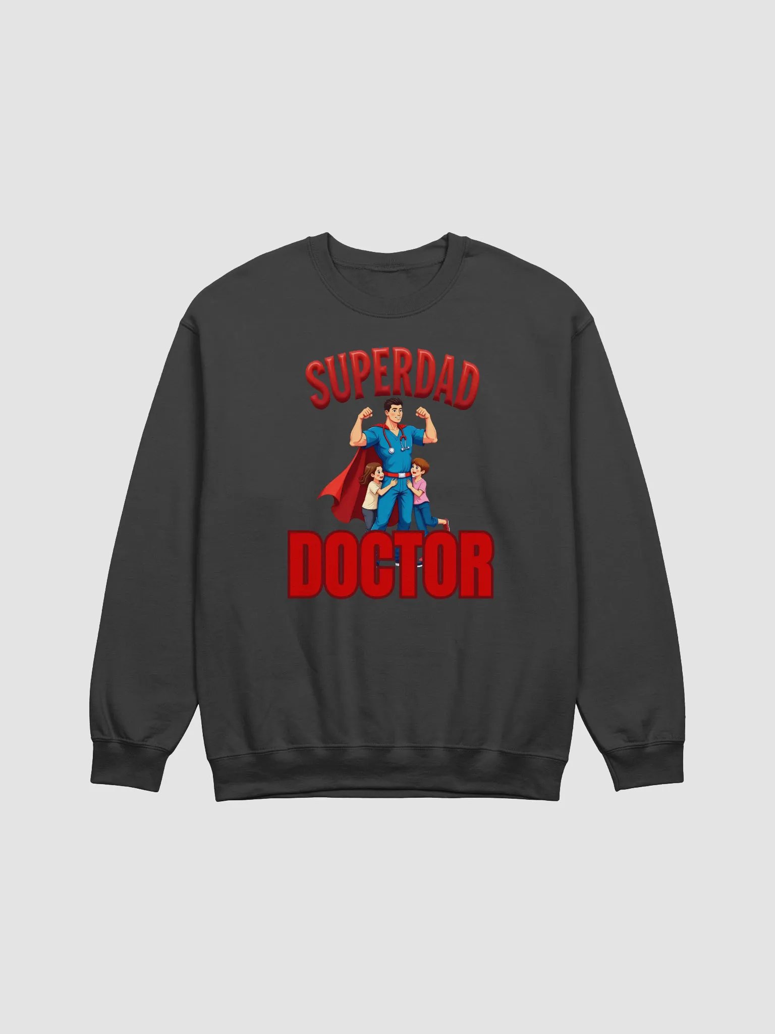 Superdad Doctor Crewneck Sweatshirt product image (9)