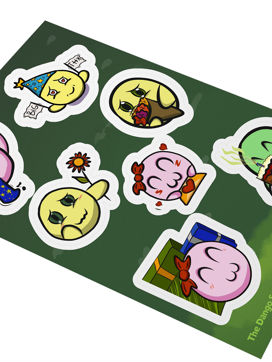 Dango with Love Set - Kiss Cut Sticker Sheet product image (3)