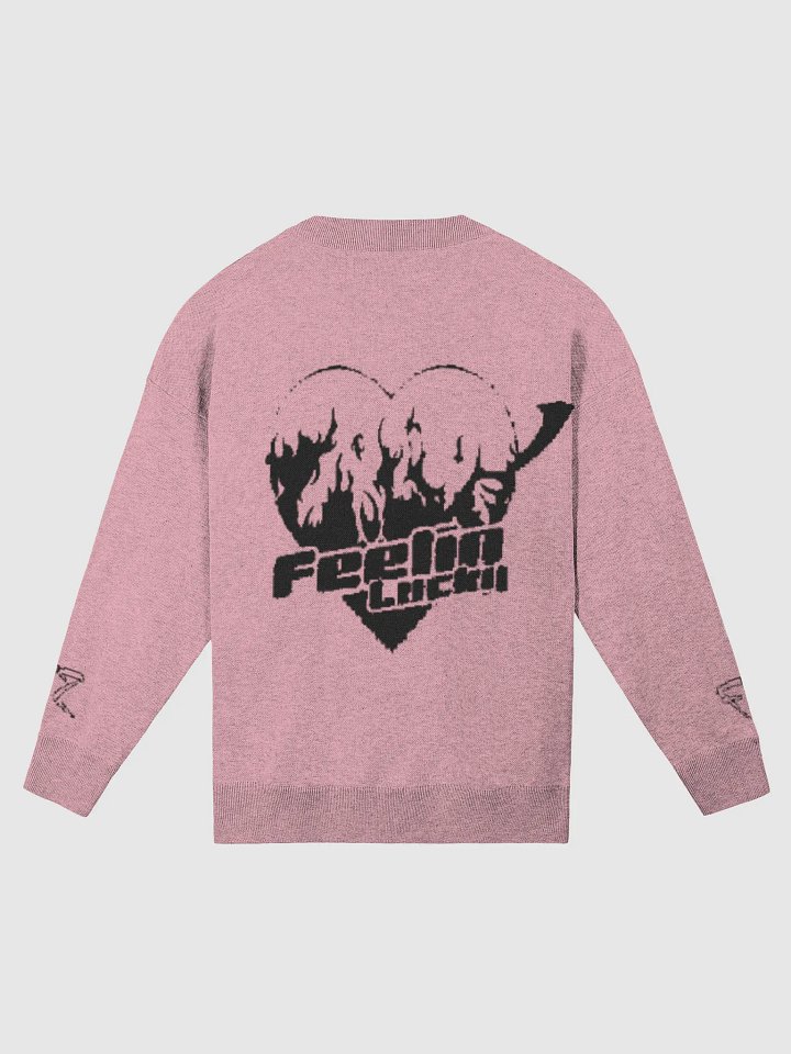 SCYF Jacquard Heart Crewneck Sweater 