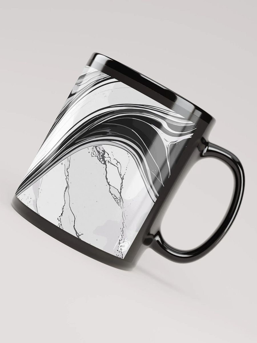 Swirling Monochrome Blossom Mug product image (3)