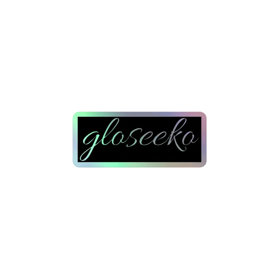 Signature Reverse Holographic Sticker product image (1)