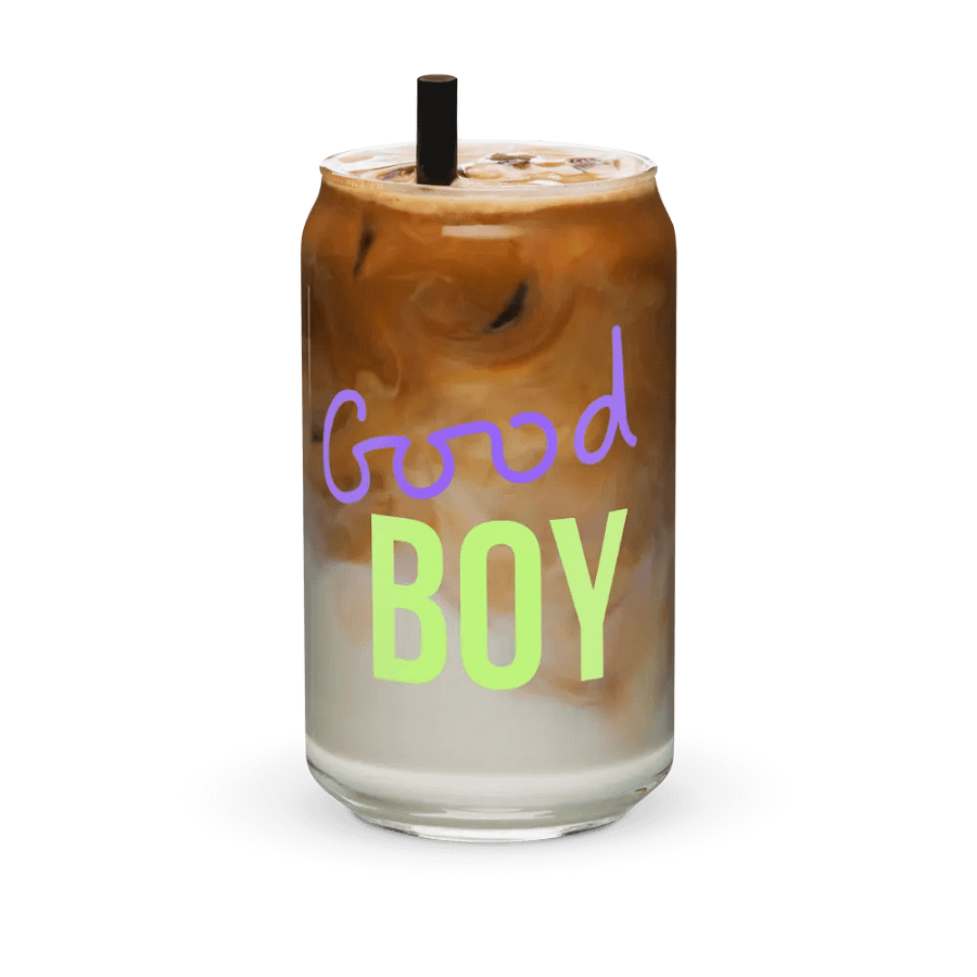 Good Boy Can Shaped Glass product image (6)