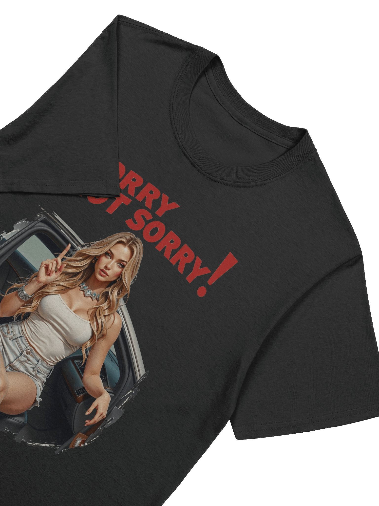 Sorry Not Sorry! Retro Car Illustration T-Shirt product image (55)