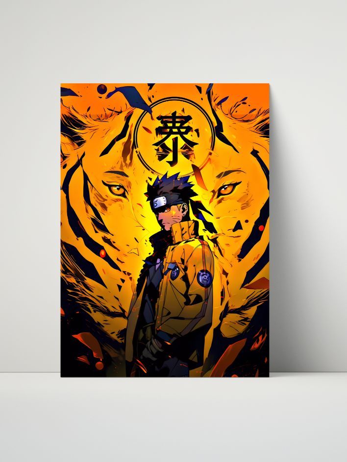Naruto Uzumaki 8"x10" Metal Print – Kurama's Power product image (1)