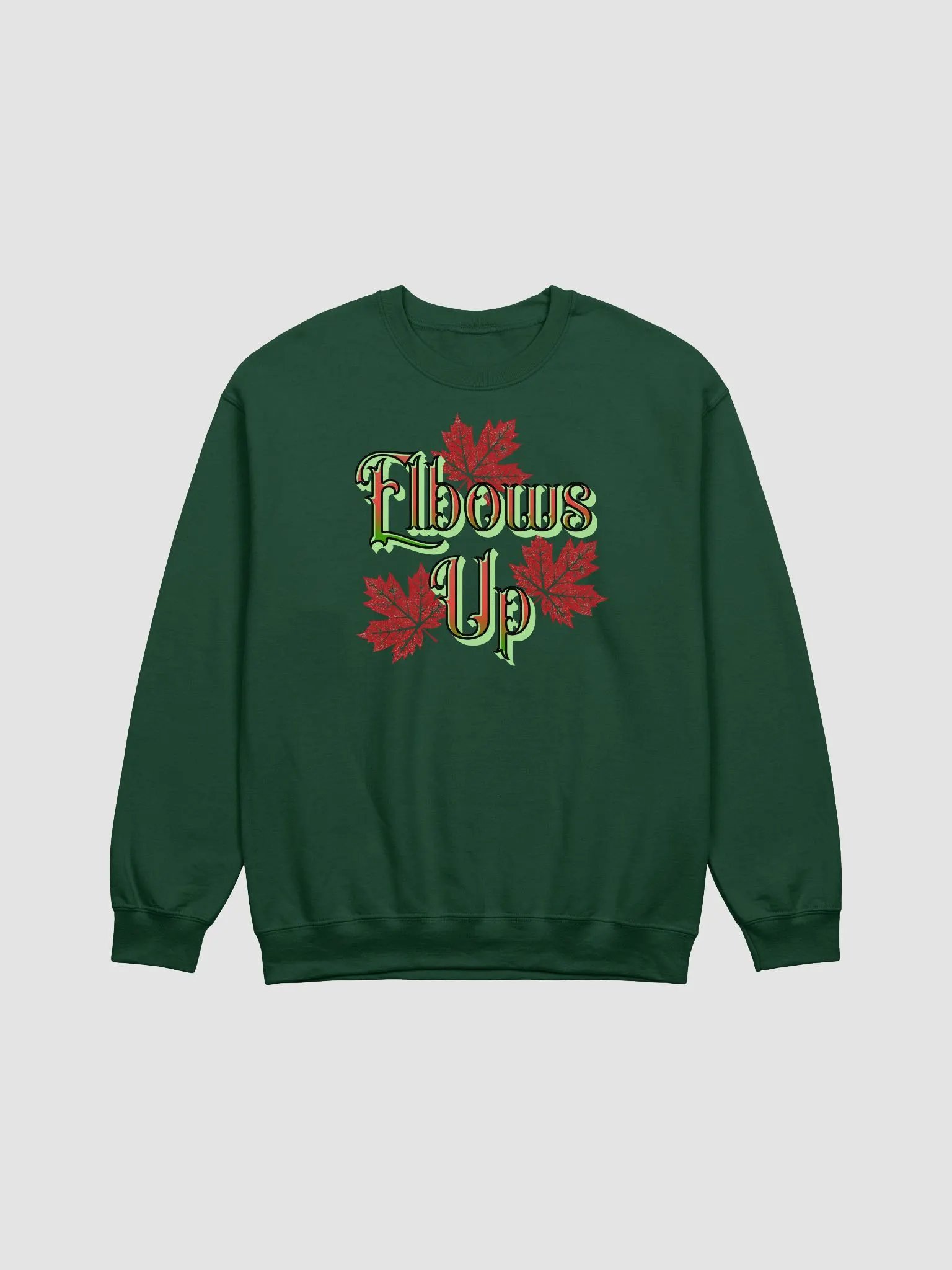 Elbows Up Maple Leaf Canada Crewneck product image (5)
