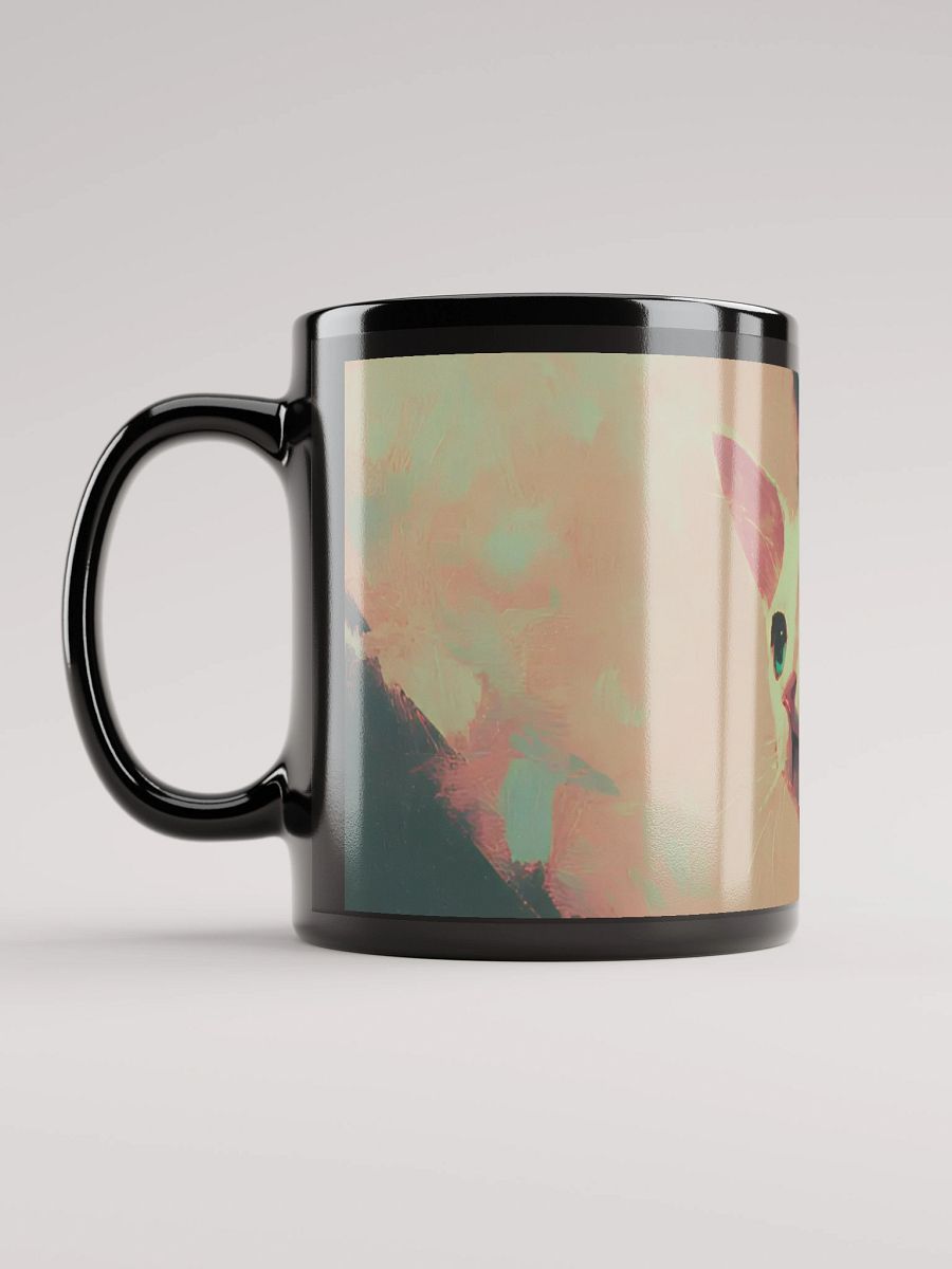 Dreamy Eyes Black Glossy Mug product image (3)
