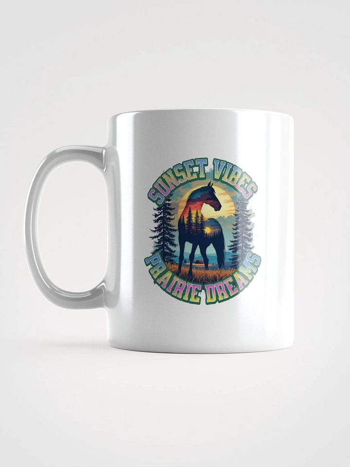 Sunset Vibes Prairie Dreams Horse Silhouette Mug product image (1)