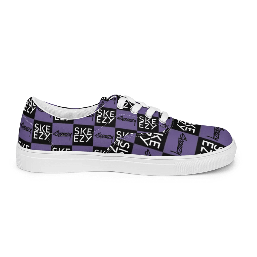 Checkered Skeezy Lace-Up Shoes PUR/BLK (Men's) product image (8)