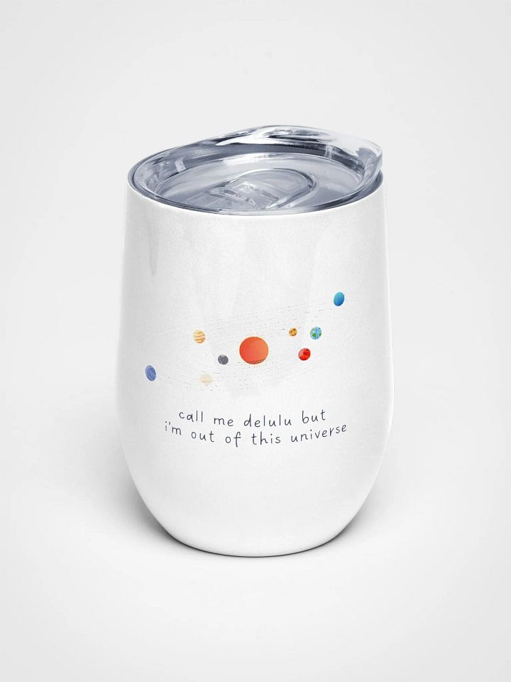 Out of This Universe Solar System Sip Wine Tumbler | Space-themed Daily Essentials product image (1)